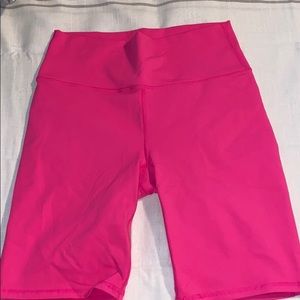 High waisted biker shorts